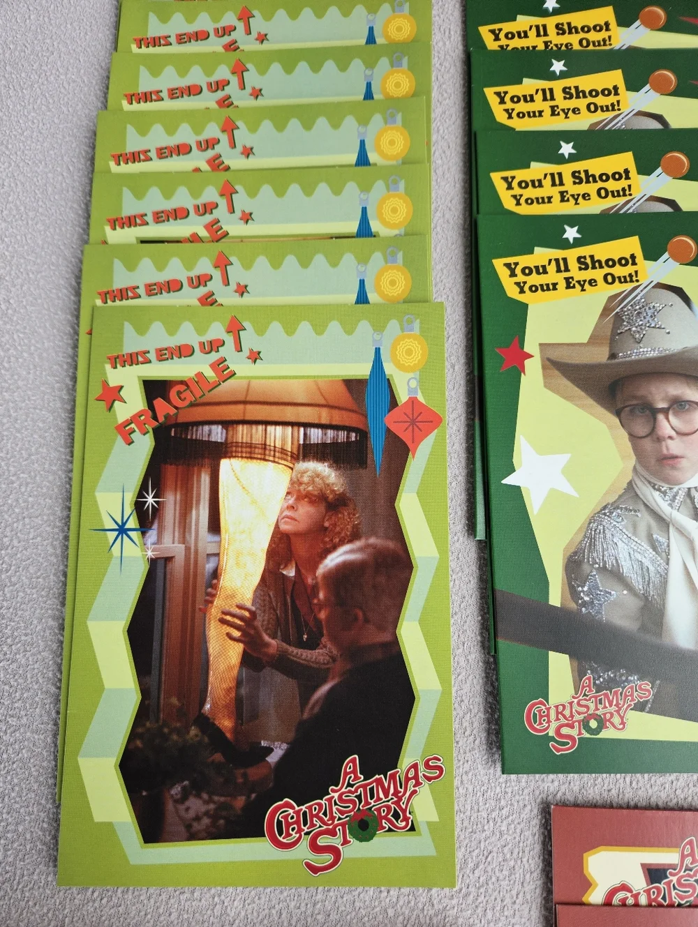 A Christmas Story Christmas Card with Envelope Set of 29 Holiday 2008